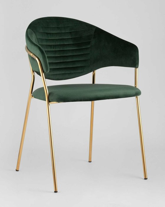 Стул Эвита зеленого цвета  - купить Обеденные стулья по цене 14290.0