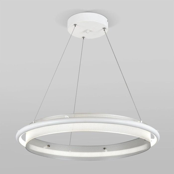 Умный подвесной светильник 90241/1 белый/ серебро Smart - лучшие Подвесные светильники в INMYROOM