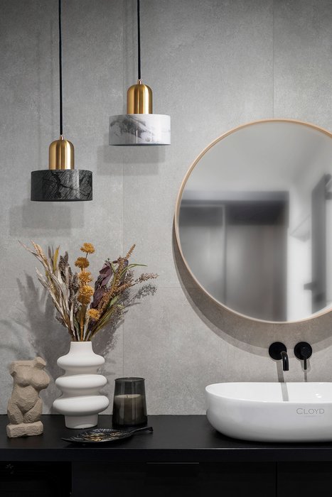 Подвесной светильник Cloyd ANTUAN P1 / ?15 см - черн.мрамор - купить Подвесные светильники по цене 16800 Подвесной светильник Cloyd ANTUAN P1 / ?15 см - черн.мрамор - купить Подвесные светильники по цене 16800