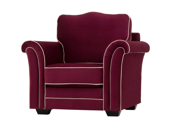 Кресло Sydney бордового цвета - купить Интерьерные кресла по цене 21922.0