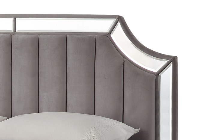 Кровать с зеркальными вставками 160х200 - лучшие Кровати для спальни в INMYROOM
