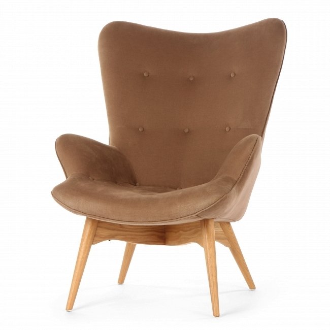 Кресло Contour коричневого цвета