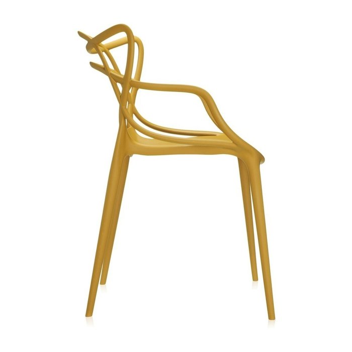 Стул Masters матово-желтого цвета - лучшие Обеденные стулья в INMYROOM