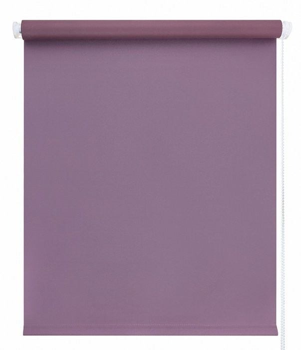 Рулонная штора Блэкаут 120х175 фиолетового цвета