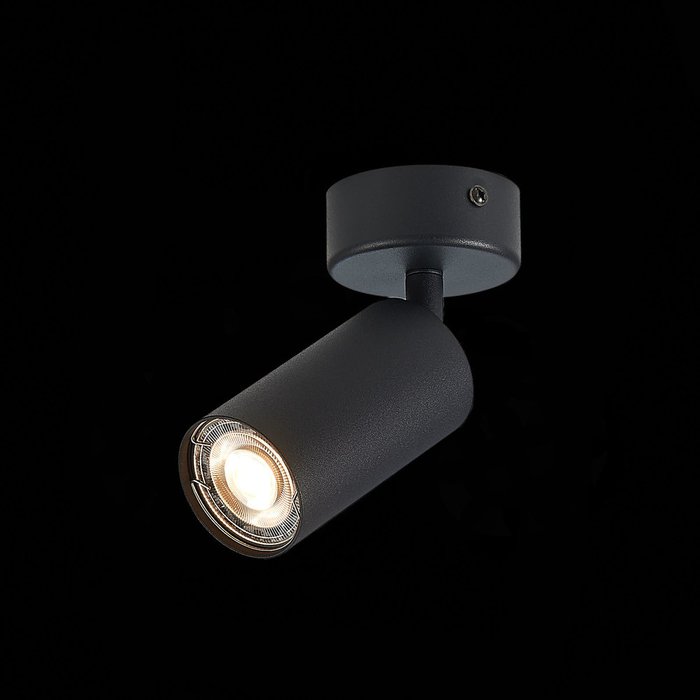 Потолочный светильник Dario черного цвета - лучшие Накладные споты в INMYROOM