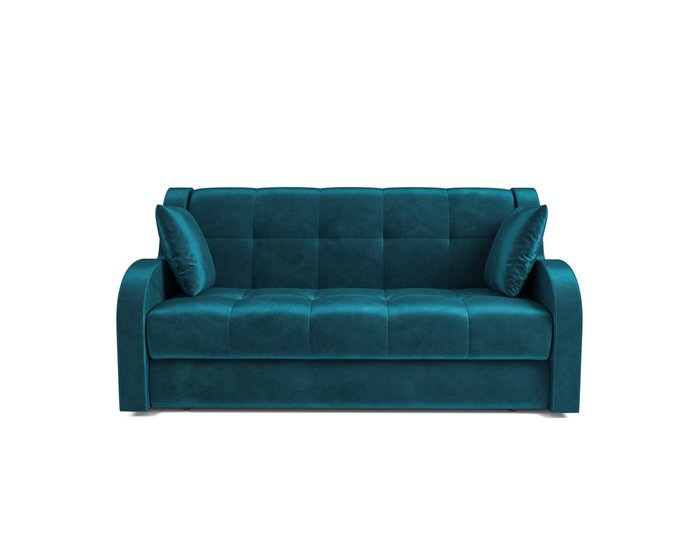 Диван-кровать Барон сине-зеленого цвета - купить Прямые диваны по цене 32890.0