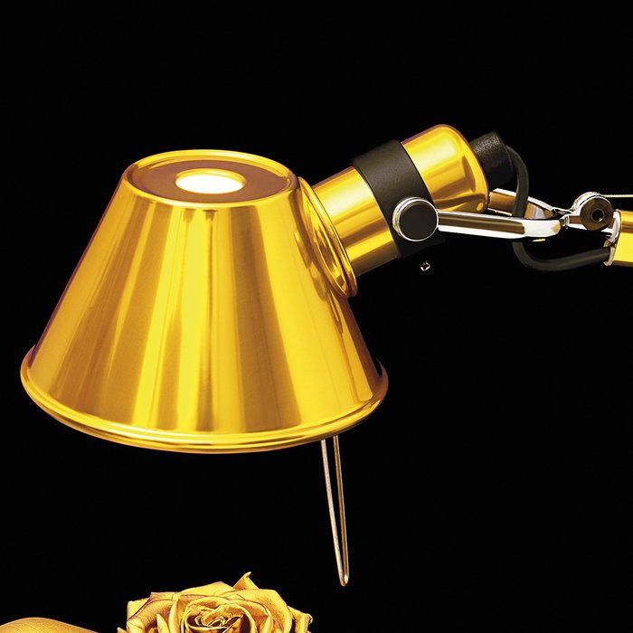 Настольная лампа Artemide TOLOMEO Micro Gold  - лучшие Рабочие лампы в INMYROOM