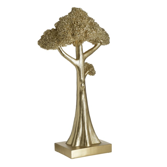 Декор настольный Tree золотого цвета  - купить Фигуры и статуэтки по цене 5880.0