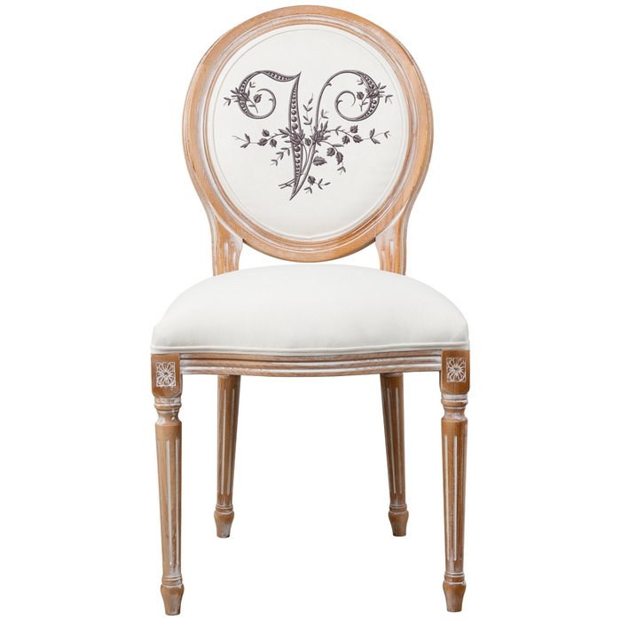 Стул Азбука мечты буква V белого цвета - купить Обеденные стулья по цене 32000.0