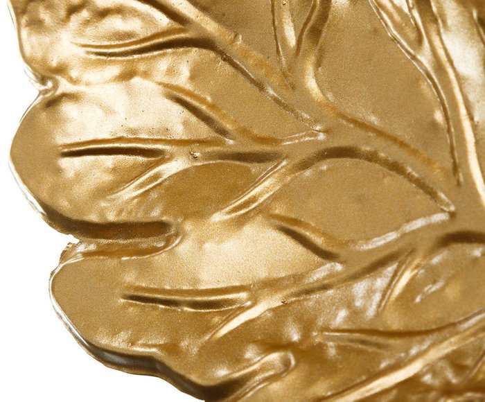 Блюдо металлическое золотого цвета - купить Вазы  по цене 1760.0