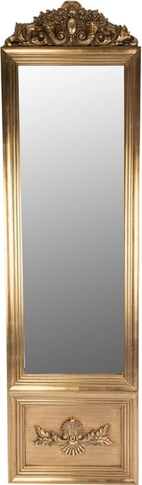 Зеркало напольное золотого цвета