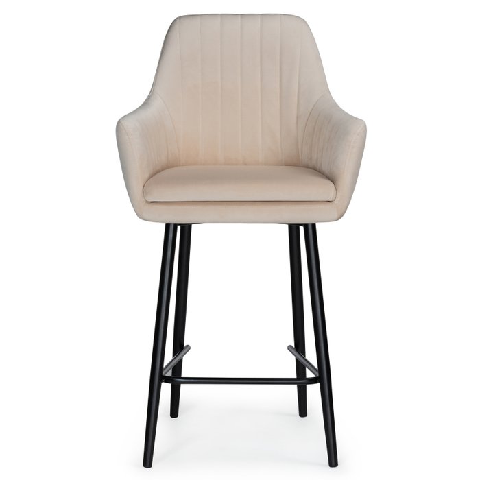 Полубарный стул Райнер бежевого цвета - купить Барные стулья по цене 8190.0