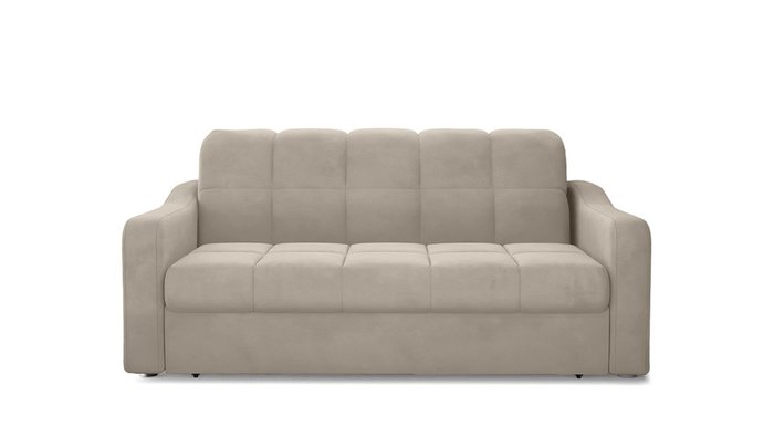 Диван Стелла Лайт 155х200 светло-бежевого цвета - купить Прямые диваны по цене 50240 Диван Стелла Лайт 155х200 светло-бежевого цвета - купить Прямые диваны по цене 50240