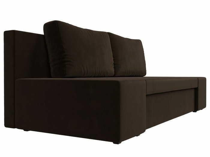 Прямой диван-кровать Сан Марко коричневого цвета - лучшие Прямые диваны в INMYROOM