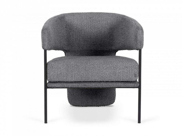 Кресло Loti серого цвета - купить Интерьерные кресла по цене 42930.0