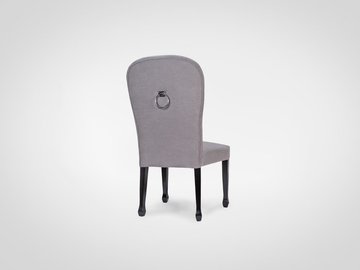 Стул с мягкой обивкой серого цвета - купить Обеденные стулья по цене 17900.0