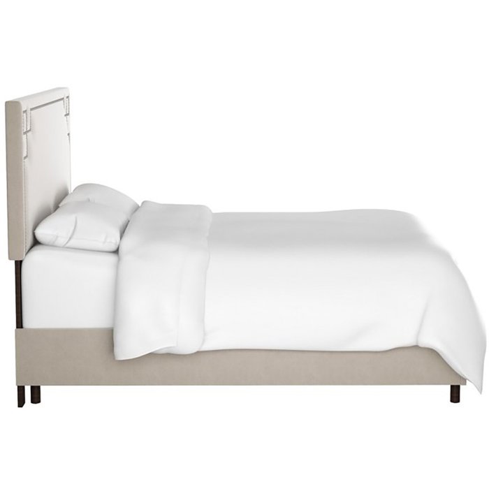 Кровать Aiden Light Gray серого цвета 180х200 - купить Кровати для спальни по цене 80000.0