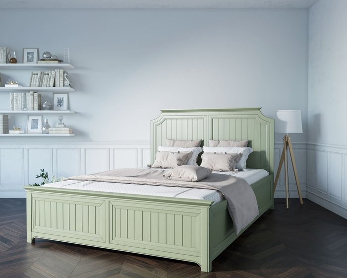 Кровать "Olivia" из натурального дерева 180x200 см - лучшие Кровати для спальни в INMYROOM