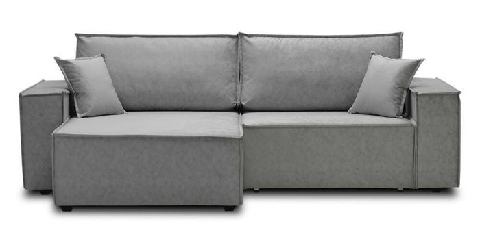 Угловой диван-кровать Фабио серого цвета - купить Угловые диваны по цене 52000.0