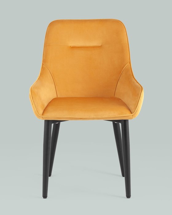 Стул Диана оранжевого цвета - лучшие Обеденные стулья в INMYROOM