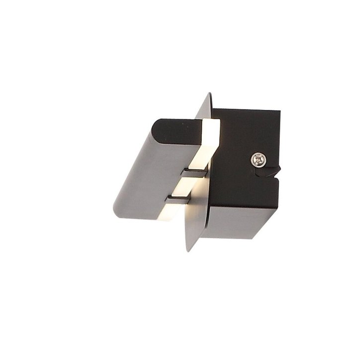 Настенный светодиодный светильник  Ursito черного цвета - лучшие Бра и настенные светильники в INMYROOM