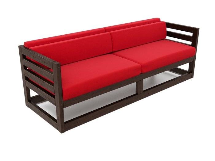 Диван-кровать Магнус Б красного цвета - купить Прямые диваны по цене 33990.0