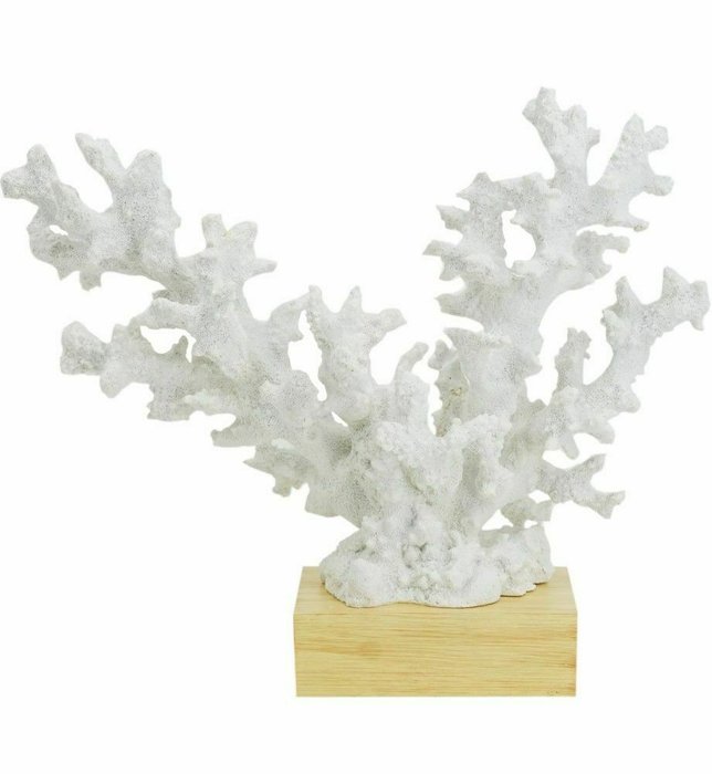 Декор настольный Коралл белого цвета