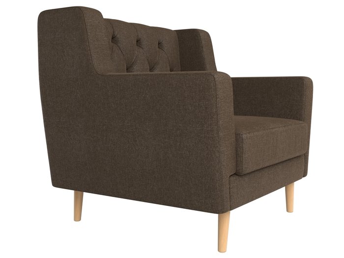 Кресло Брайтон Люкс коричневого цвета - лучшие Интерьерные кресла в INMYROOM