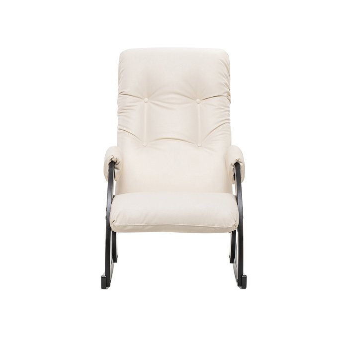 Кресло-качалка Модель 67 светло-бежевого цвета - купить Интерьерные кресла по цене 12999.0