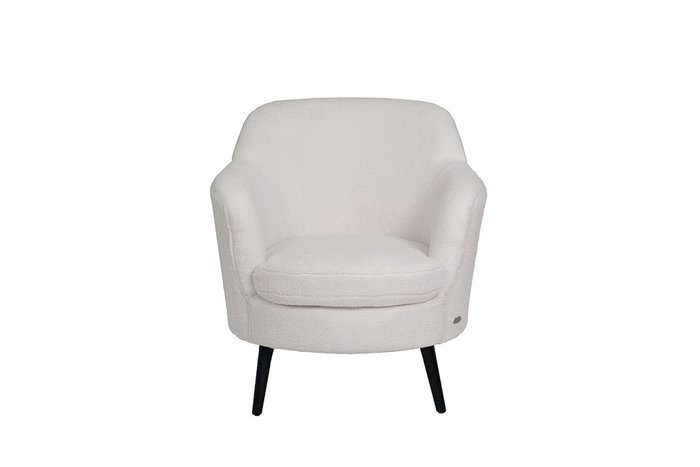 Кресло из искусственного меха белого цвета - купить Интерьерные кресла по цене 35000.0
