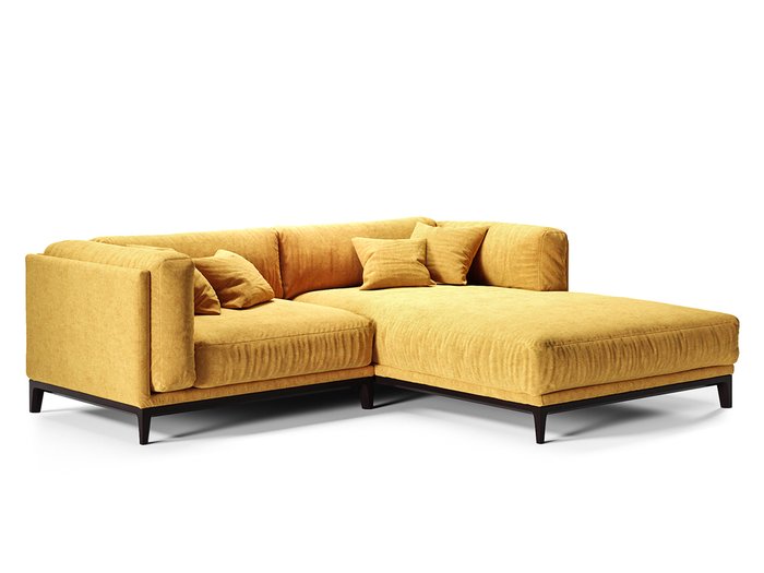Угловой диван Case желтого цвета - купить Угловые диваны по цене 223800.0