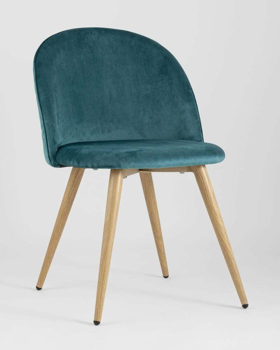 Стул Лион синего цвета - купить Обеденные стулья по цене 6490.0