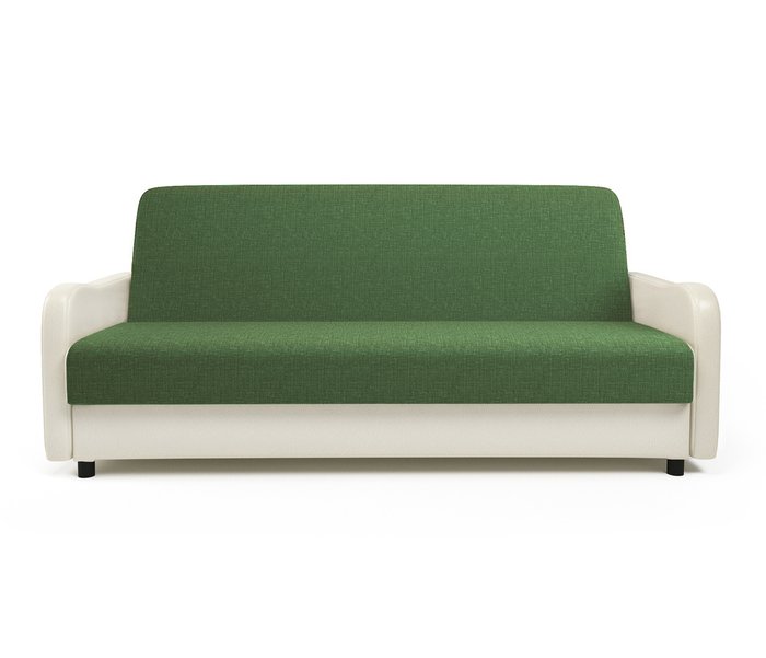 Диван-книжка Лига М бежево-зеленого цвета - купить Прямые диваны по цене 27990