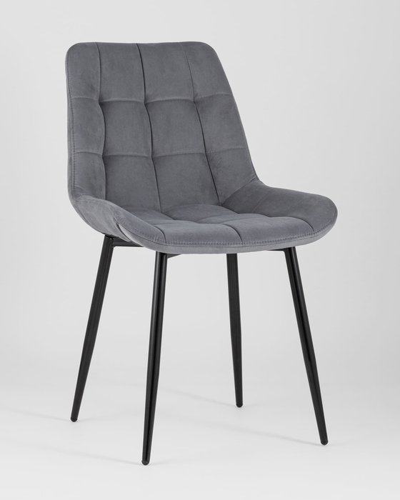 Стул Флекс серого цвета - купить Обеденные стулья по цене 4990.0