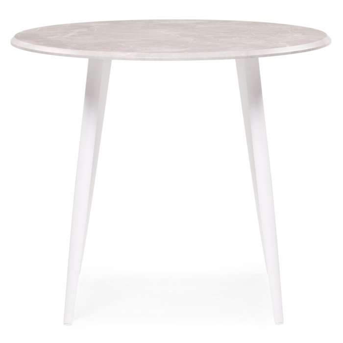 Обеденный стол Абилин бежевого цвета под мрамор - купить Обеденные столы по цене 7550.0