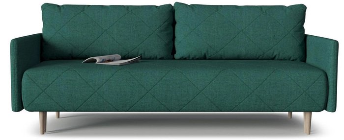 Диван-кровать Mille зеленого цвета  - лучшие Прямые диваны в INMYROOM