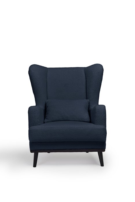 Кресло Оскар темно-синего цвета - купить Интерьерные кресла по цене 18800.0