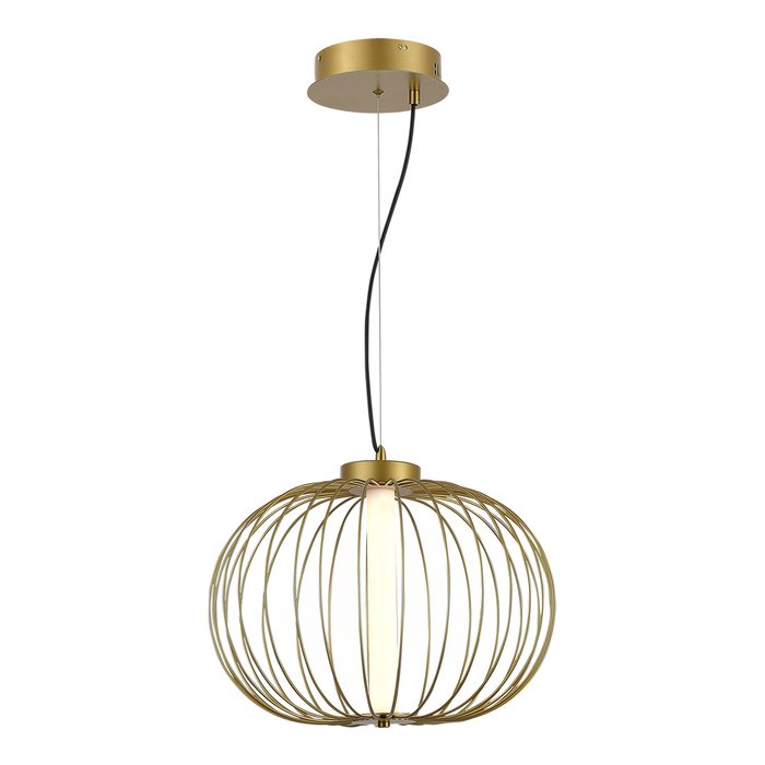 Светильник подвесной ST-Luce Золотистый/Золотистый LED 1*10W 3000K SLICE