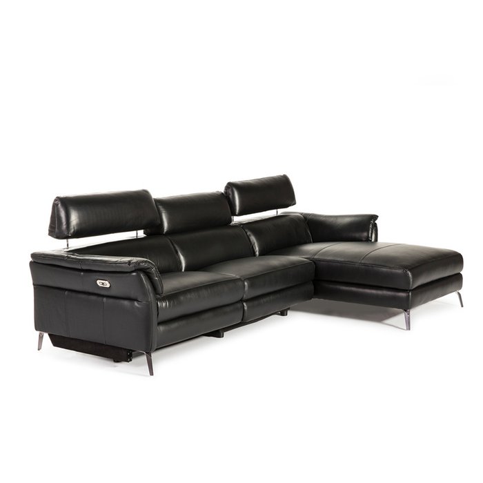 Кожаный диван с механизмом релакс - лучшие Угловые диваны в INMYROOM