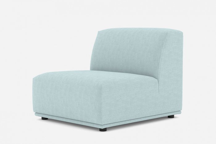 Кресло Портулак голубого цвета - купить Интерьерные кресла по цене 20728.0
