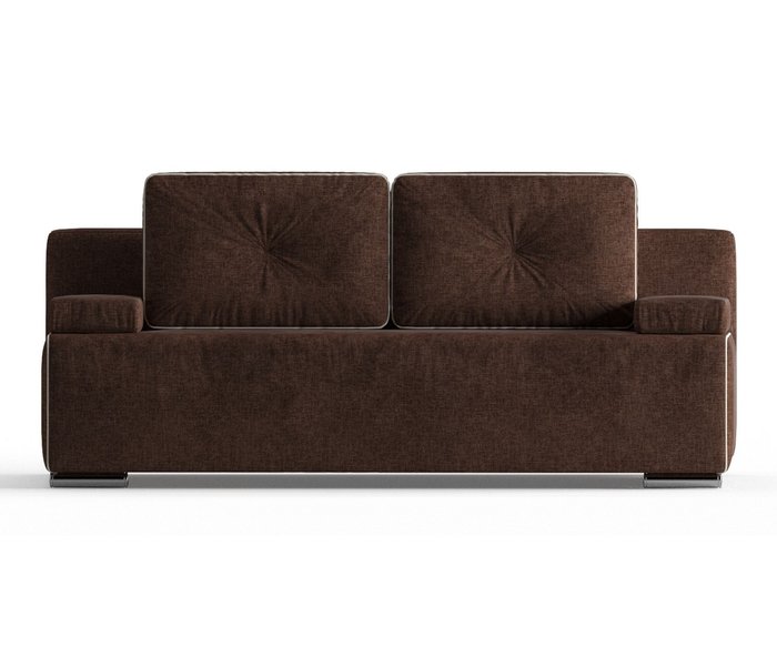 Диван-кровать Роклин темно-коричневого цвета - купить Прямые диваны по цене 29490.0