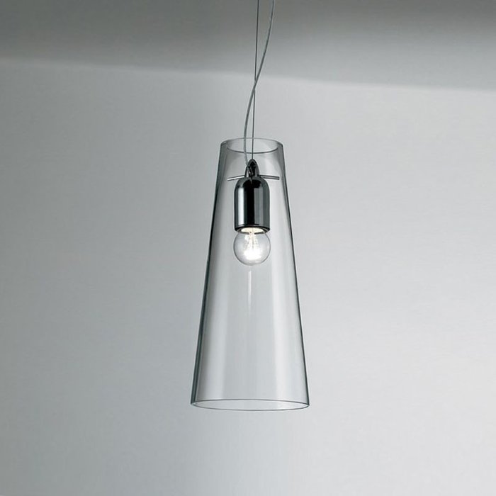 Подвесной светильник Vistosi CHEOPE из прозрачного стекла - купить Подвесные светильники по цене 40090.0