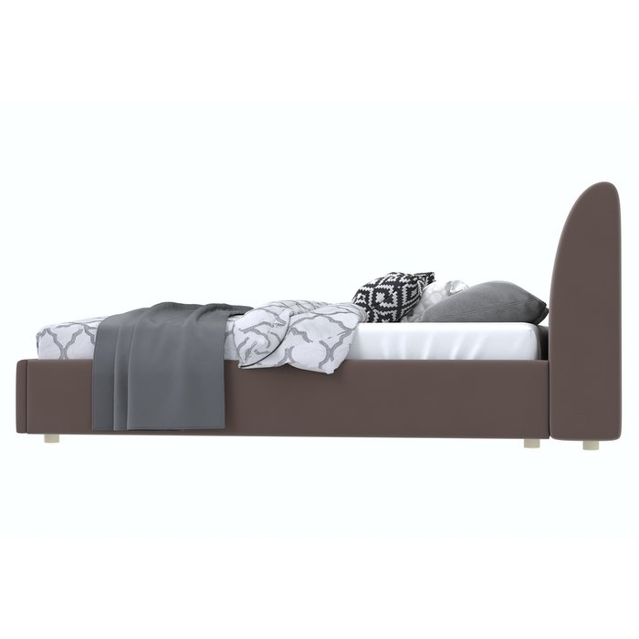 Кровать Бекка 180x200 коричневого цвета - купить Кровати для спальни по цене 35990.0