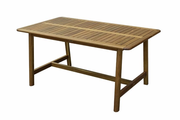 Обеденный стол Calisto 140 из массива тика Обеденный стол Calisto 140 из массива тика