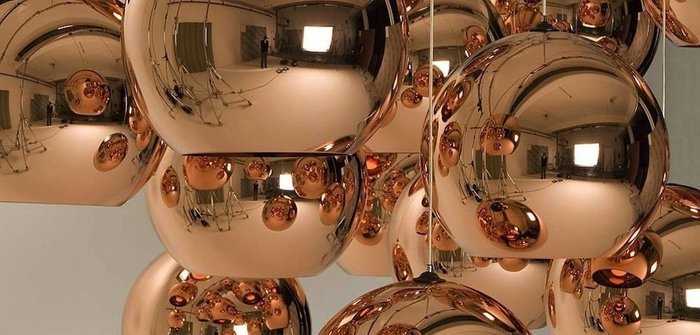 Подвесной светильник Copper Shade M цвета хром - лучшие Подвесные светильники в INMYROOM