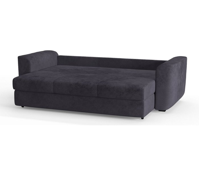 Диван-кровать Салтфорд в обивке из велюра серого цвета - лучшие Прямые диваны в INMYROOM