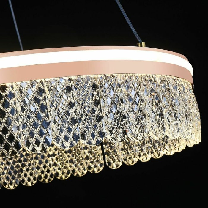Подвесная люстра Led series 711 HIGH-TECH LED LAMPS 82051 (стекло, цвет прозрачный) - лучшие Подвесные люстры в INMYROOM Подвесная люстра Led series 711 HIGH-TECH LED LAMPS 82051 (стекло, цвет прозрачный) - лучшие Подвесные люстры в INMYROOM