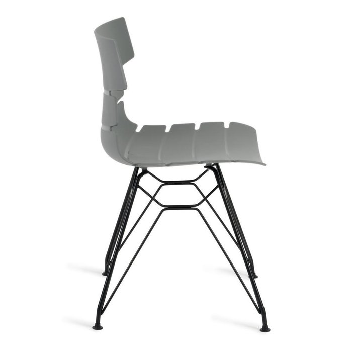 Набор из четырех стульев Hansen серого цвета - лучшие Обеденные стулья в INMYROOM