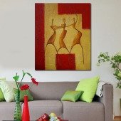 Декоративная картина на холсте: Дикие танцы - купить Картины по цене 2990 Декоративная картина на холсте: Дикие танцы - купить Картины по цене 2990