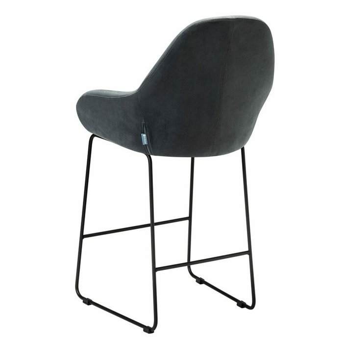Стул полубарный Kent Diag серого цвета - лучшие Барные стулья в INMYROOM